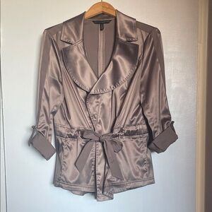 White House Black Market Satin Blazer